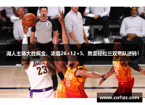 湖人主场大胜掘金，浓眉26+12+5，詹皇轻松三双带队逆转！
